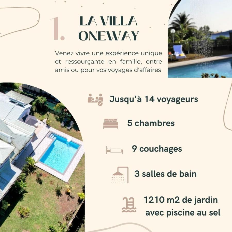 Villa Oneway, Piscine Privee, Classee 3 Etoiles Sainte-Rose Eksteriør bilde